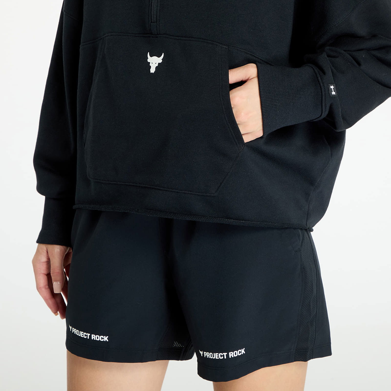 Project Rock Half Zip Pullover Black