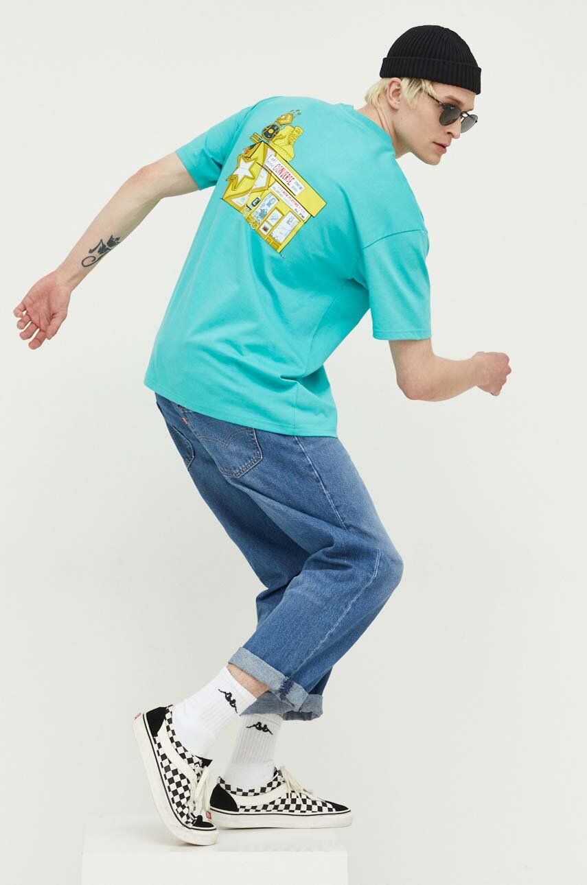 Tričko Converse Sneaker Store Graphic T-Shirt Tyrkysová | 10023258.A03, 0