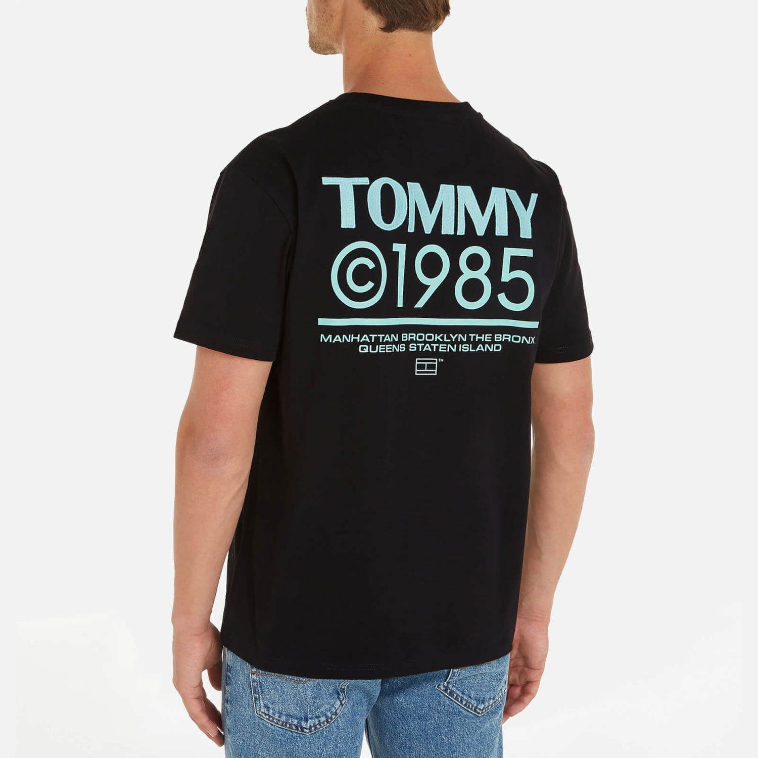 Tričko Tommy Hilfiger Tommy Jeans 1985 Pop Cotton-Jersey Čierna | DM0DM18284BDS, 1