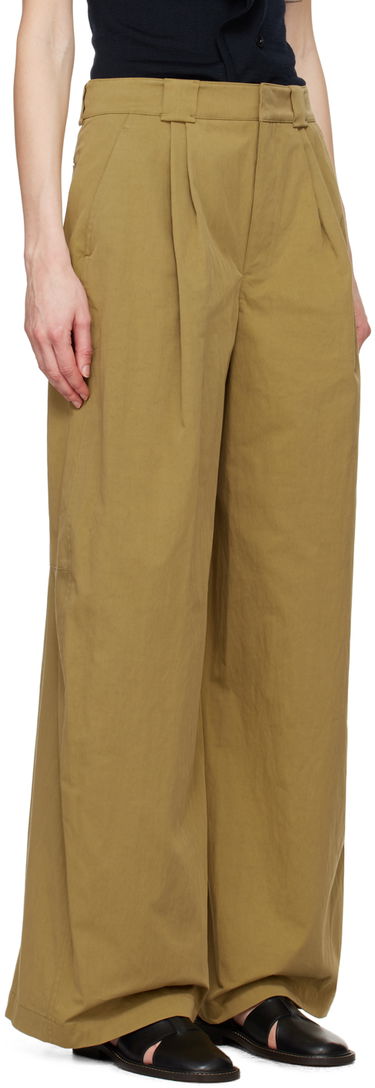 Nohavice LEMAIRE Lemaire Wide-Leg Trousers Hnedá | PA1095 LF1228, 1