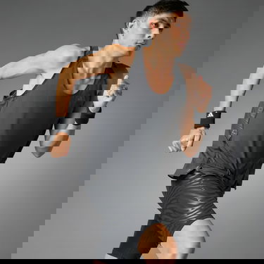 Tielko adidas Performance Adizero Running Tank Top Šedá | IW6105, 3