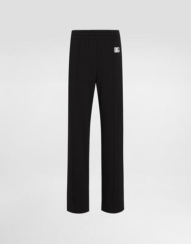 Tepláky Dolce & Gabbana Dolce & Gabbana Flared Jogging Pants with DG Logo Čierna | FTC93ZGDCYCN0000, 0