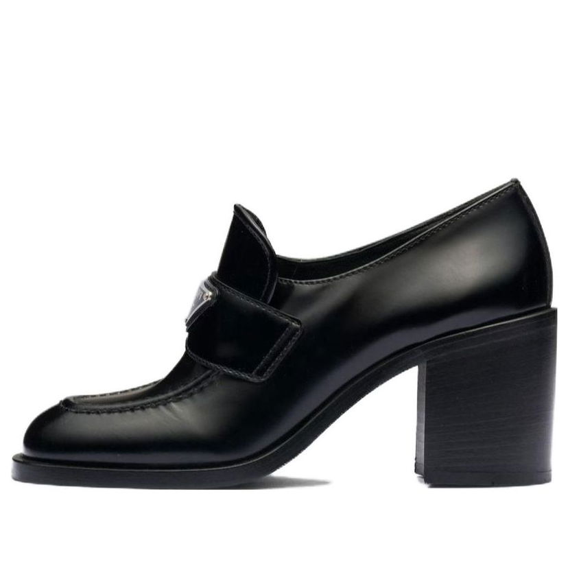 Tenisky a topánky Prada Brushed Leather High-heel Loafers Čierna | 1D223N_055_F0002_F_075