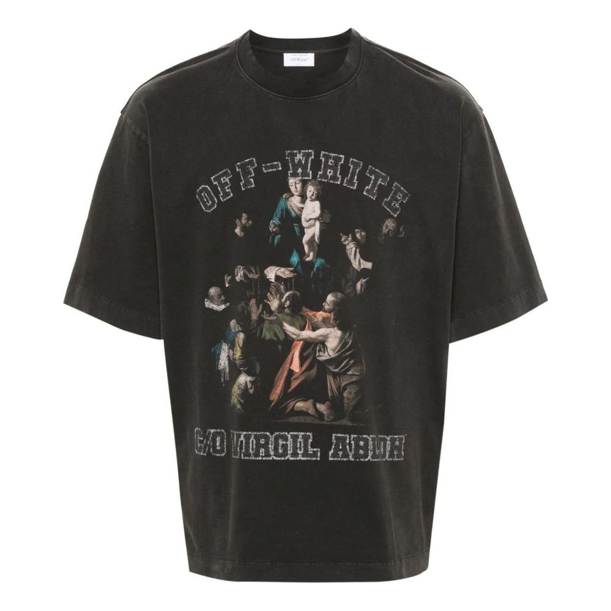 Tričko Off-White Off-White Mary Skate Short-Sleeve T-Shirt Čierna | OMAA120S24JER0061001, 0