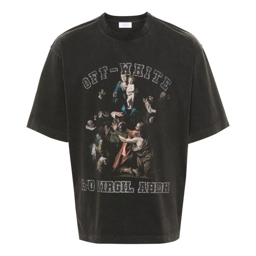 Tričko Off-White Off-White Mary Skate Short-Sleeve T-Shirt Čierna | OMAA120S24JER0061001