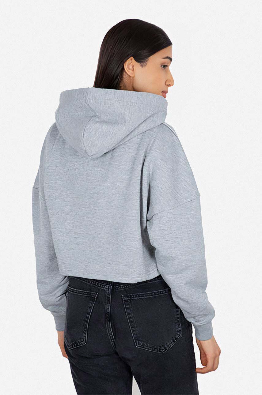 Mikina Alpha Industries Cropped Hoodie With Print Šedá | 116057.230, 1