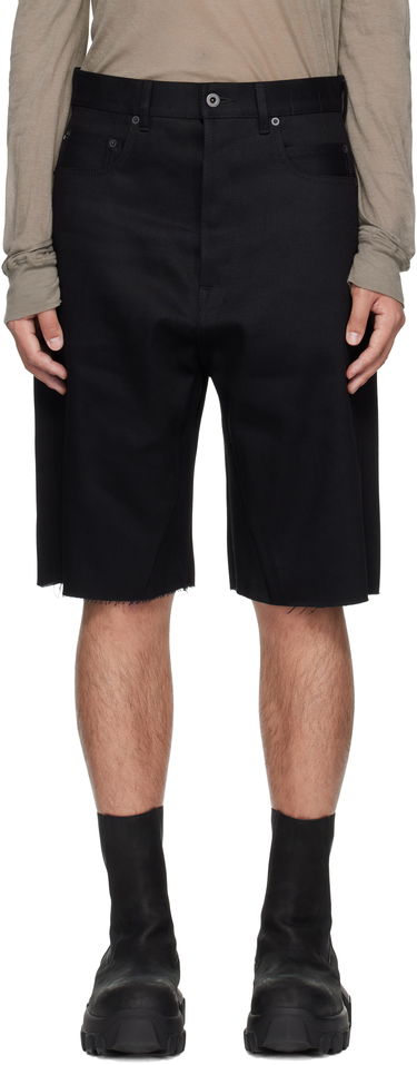 Šortky Rick Owens DRKSHDW Hollywood Geth Cutoff Denim Shorts Čierna | DL01E6397 BLKJP, 0