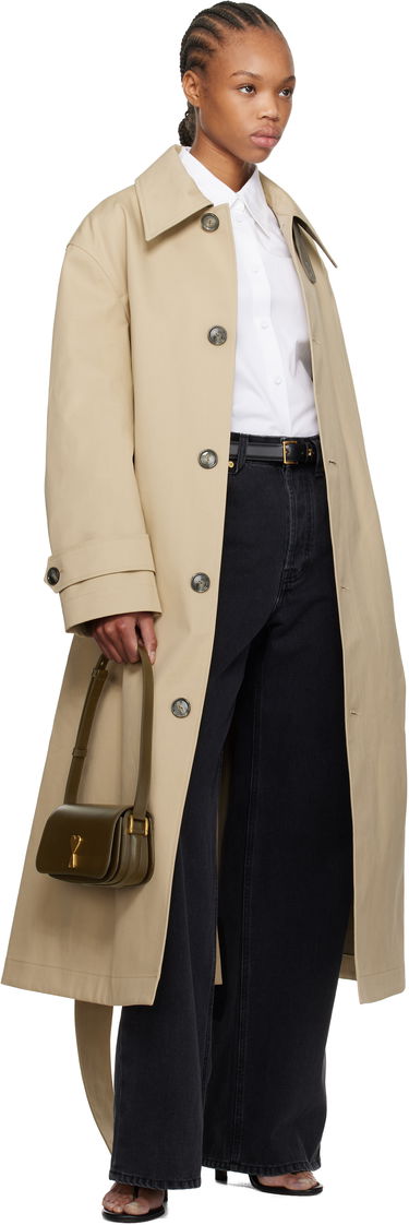 Kabelka AMI AMI Paris Leather Shoulder Bag Zelené | ULL018.AL0104, 3