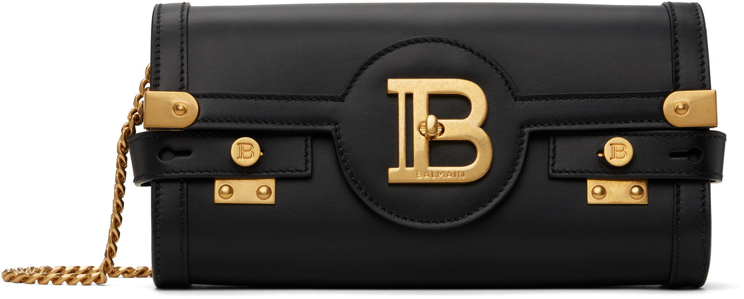 Taška cez rameno Balmain Balmain B-Buzz 23 Pouch Bag Čierna | EN1LE596LAVE, 0
