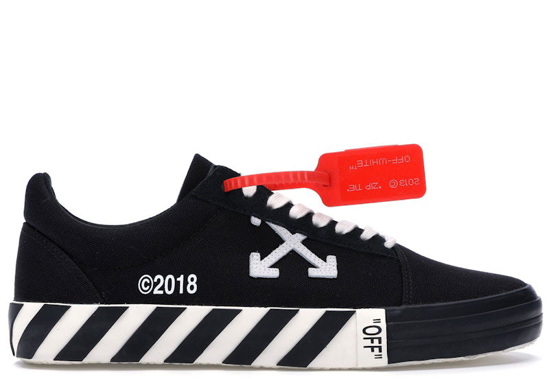 Tenisky a topánky Off-White Vulc Low Black (Updated Stripes) Čierna | OMIA085R198000161000, 0