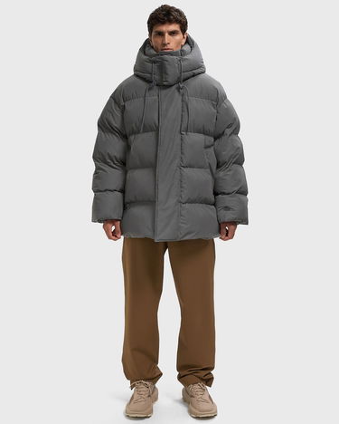 Prešívaná bunda Lacoste Hooded Puffer Jacket Šedá | BH3707-69X, 2