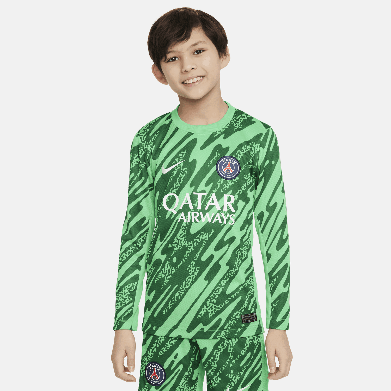 Dres Nike Paris Saint-Germain Stadium 2024 Replica Dri-FIT Goalkeeper Soccer Jersey Zelené | FN9162-329, 1