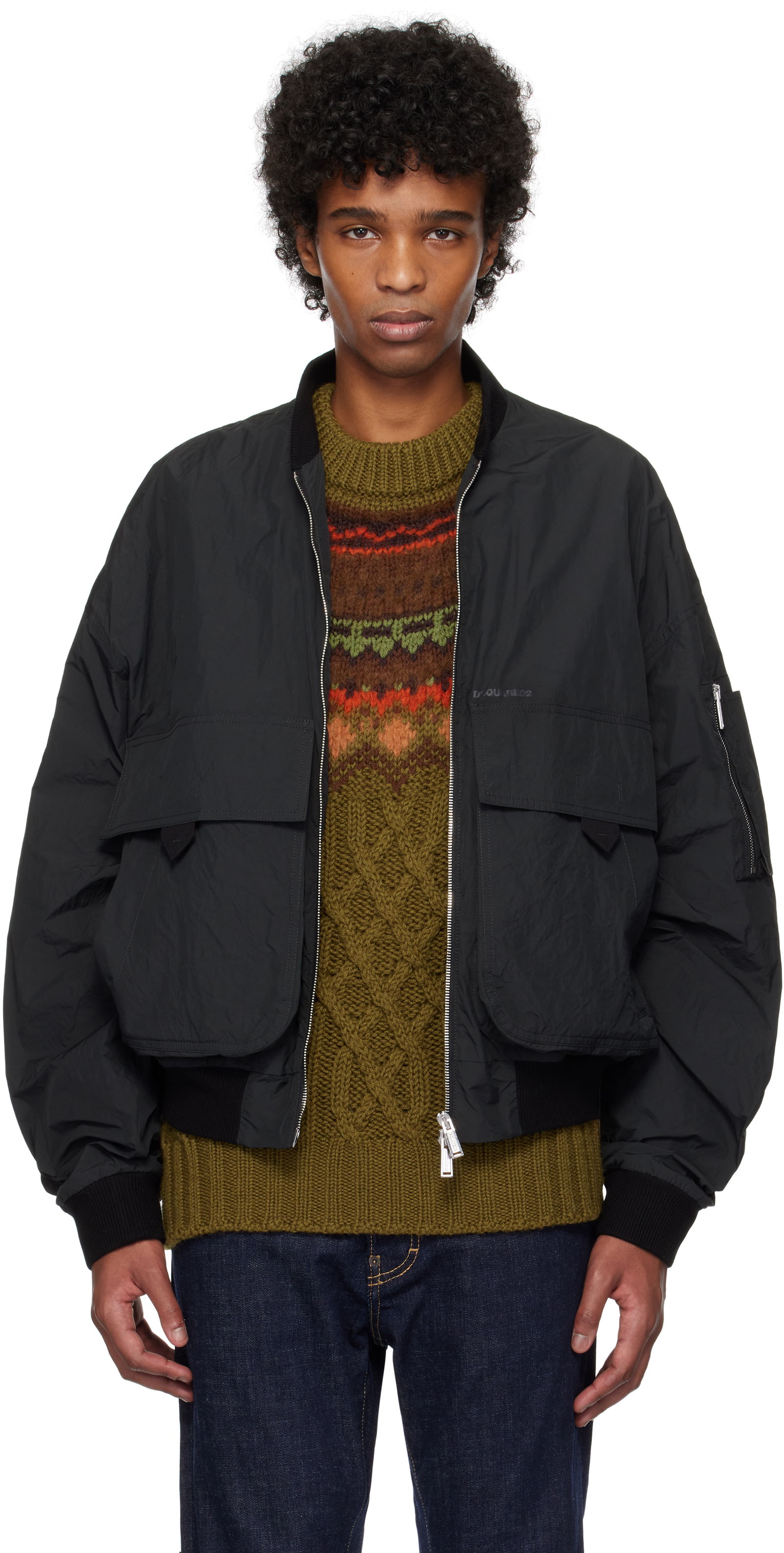 Dsquared2 Superlight 80s Bomber Jacket