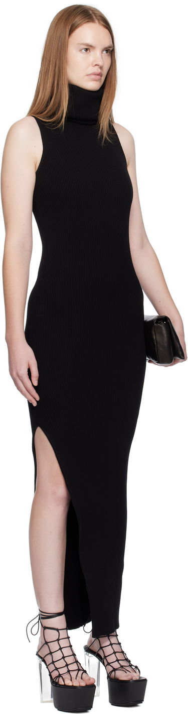 Šaty Rick Owens Concordians Ribbed Tube Maxi Dress Čierna | RP02E4661 RIBVI, 1