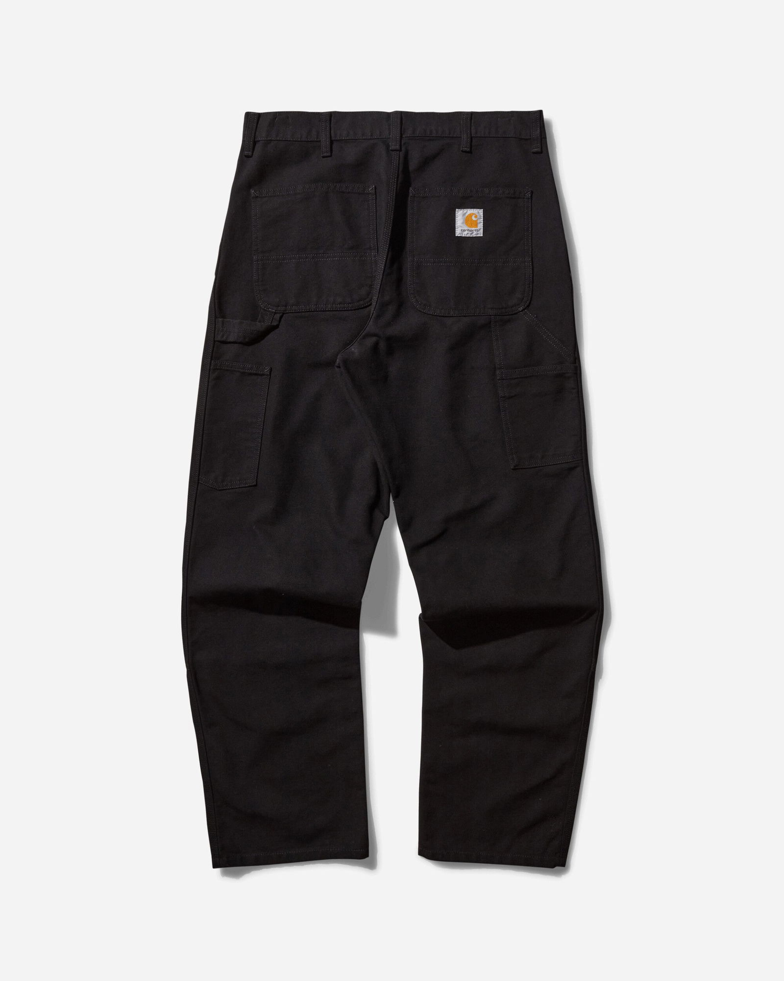 Double Knee Pants Black (Rinsed)