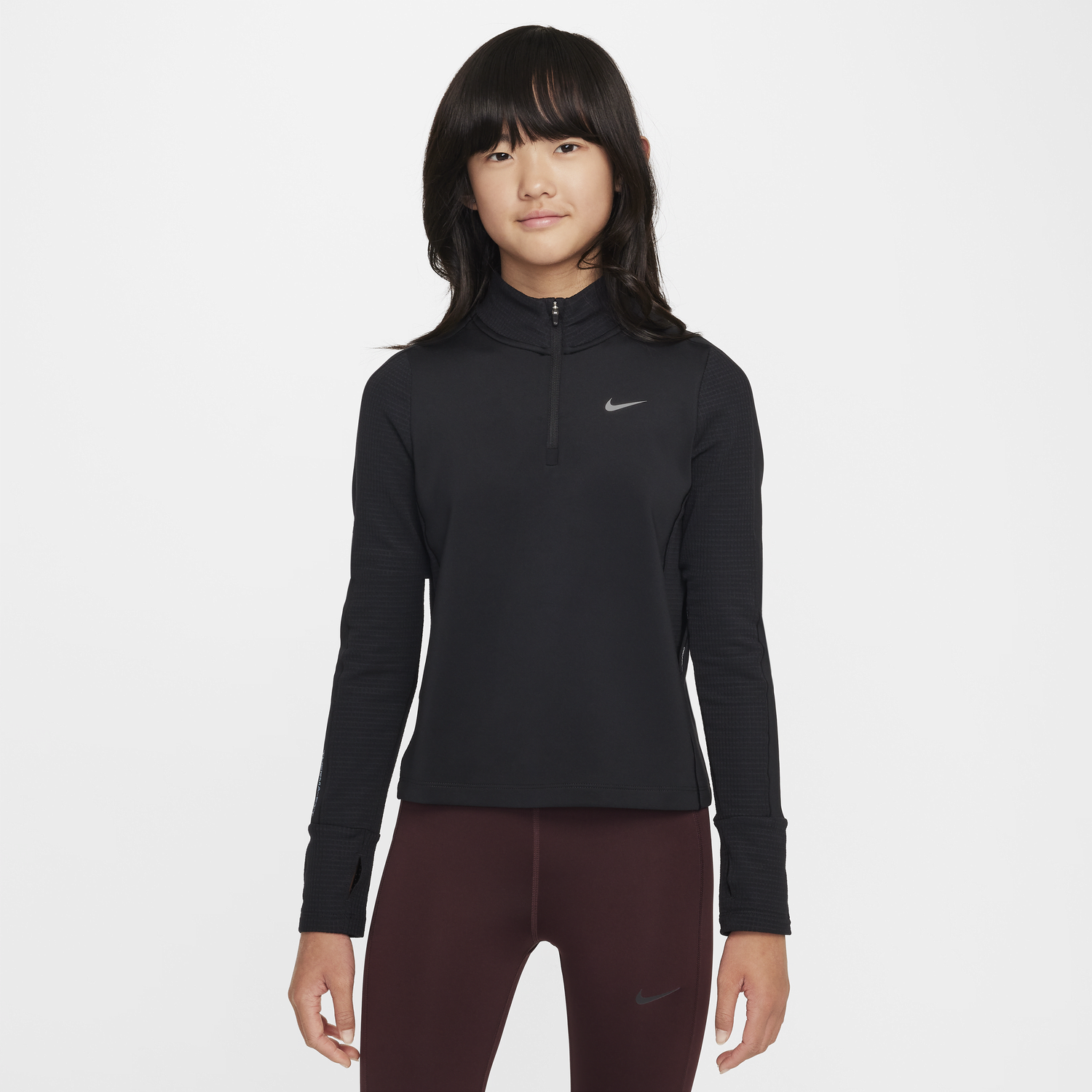 Mikina Nike Therma-FIT Pro Half Zip Sweatshirt Čierna | HF4682-010, 0