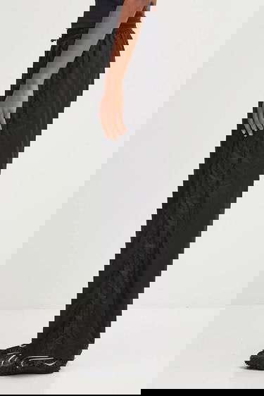 Tepláky Puma PUMA x ROSÉ Wide Leg Track Pants Čierna | 633796, 1