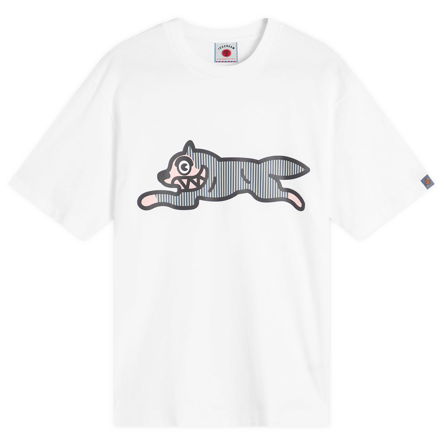Tričko BBC IceCream END. x ICECREAM Hickory Running Dog Biela | IC25S07, 1