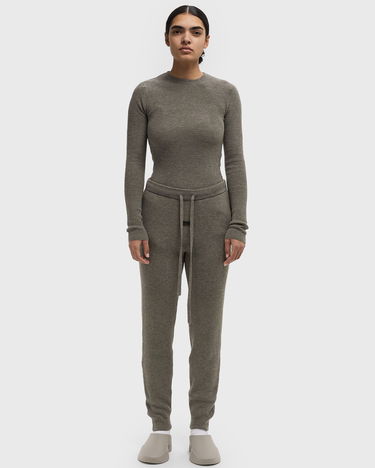 Tepláky Fear of God Fear of God Essentials Waffle Fitted Sweatpants Šedá | 192HO247281FW-367, 1