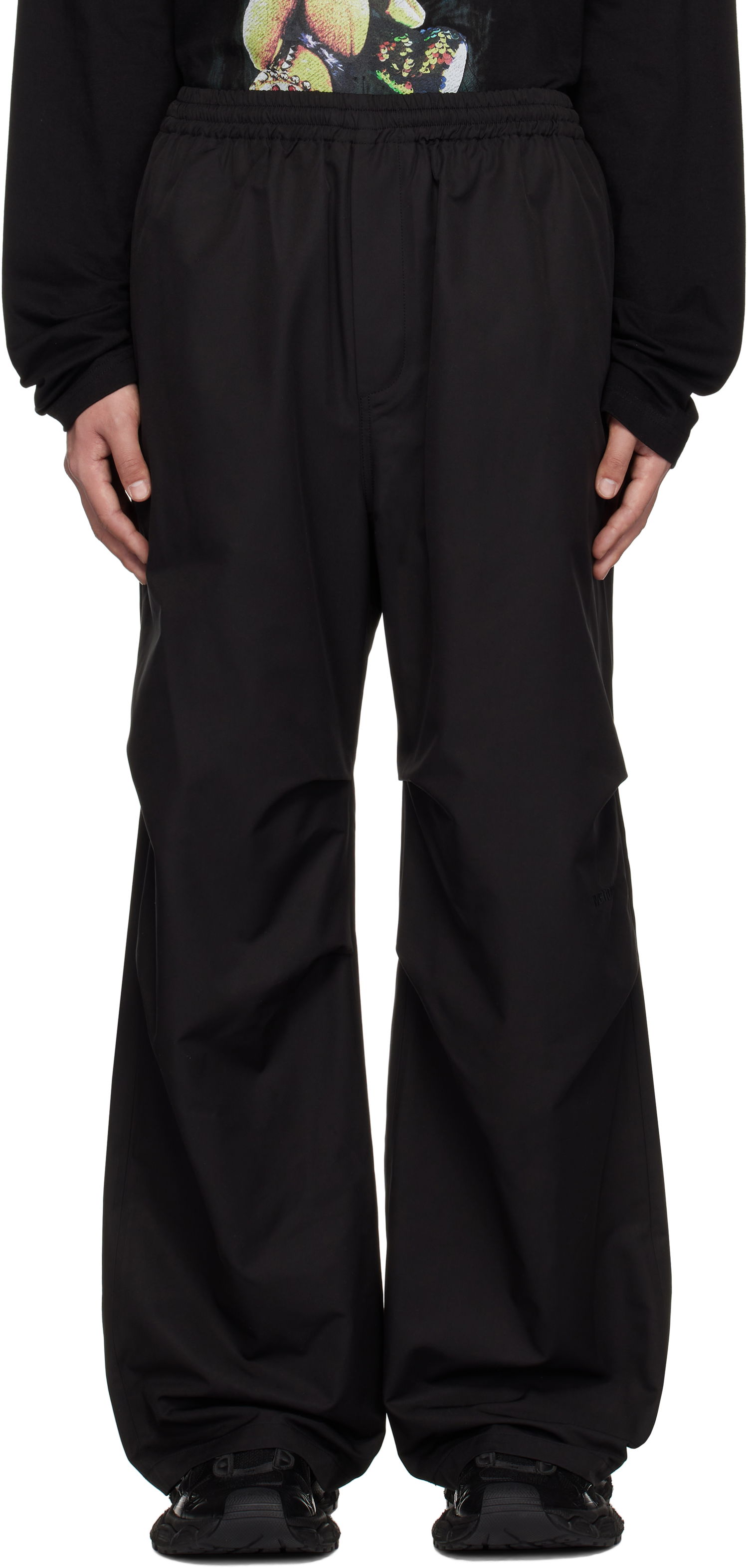 Tepláky We11done We11done Logo Track Pants Čierna | WD-PT0-25-289-M-BK, 0