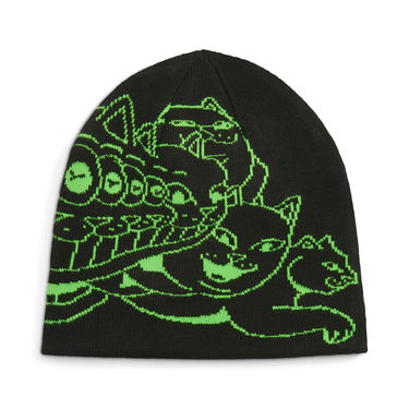 Kulicha Puma PUMA x RIPNDIP Knitted Beanie with Graphic Print Čierna | 026596_01, 3