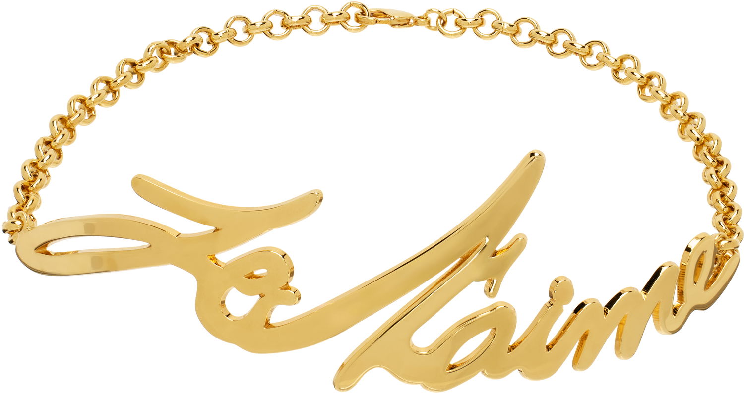 Náramok Balmain Balmain 'I Love You' Choker Žltá | EN1XD442MBRA, 0