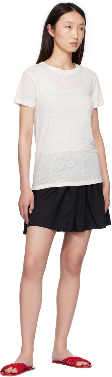 Tričko Baserange Baserange Sevinc T-Shirt Biela | TOST-JL-SU25, 3