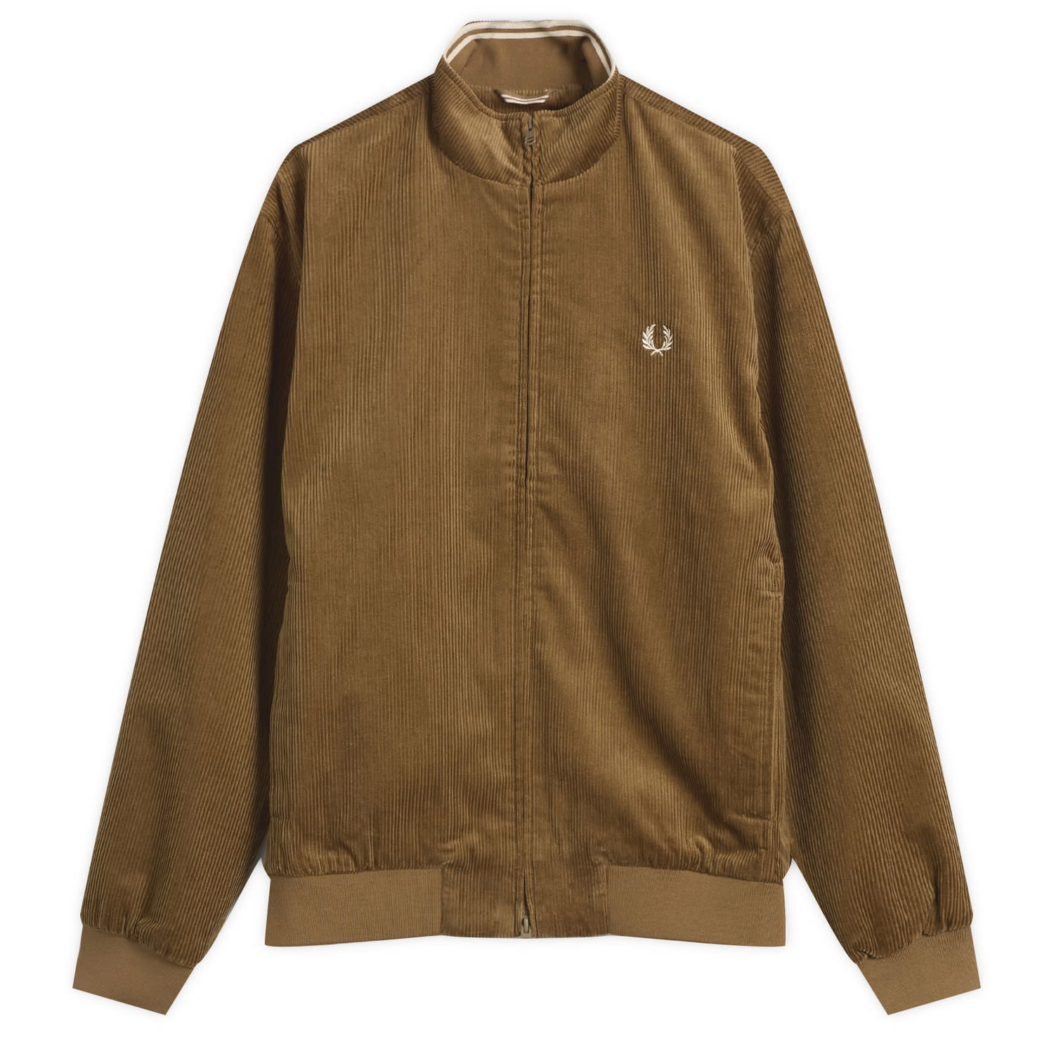 Bunda Fred Perry Brentham Corduroy Jacket, Size Large Hnedá | J8546-P96, 0