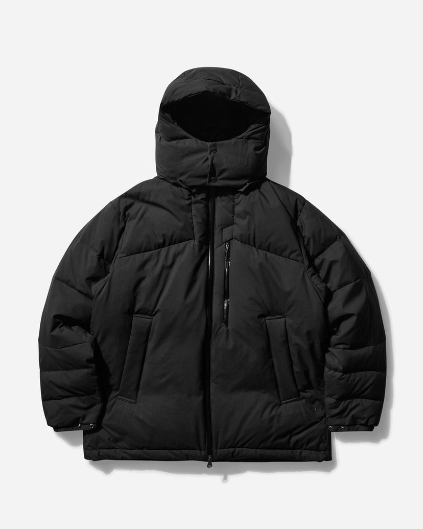 Prešívaná bunda Mizuno GORE-TEX Windstopper Dhaulagiri Down Jacket Čierna | B2GEB501-70