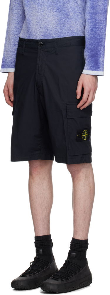 Šortky Stone Island Stone Island Stretch Cotton Tela Paracadute Shorts Navy | K1S15L100L08S0003, 3