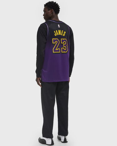 Dres Nike NBA Swingman LeBron James Lakers City Edition Jersey 2024/25 Fialová | FQ4346-504, 3