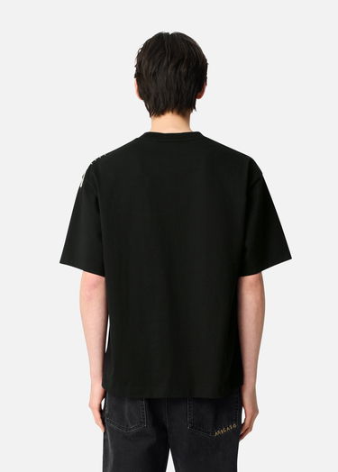 Tričko AXEL ARIGATO Men's Arigato Threaded T-Shirt Čierna | A3443002, 3