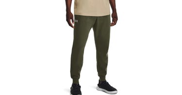 Nohavice a džínsy Under Armour Rival Fleece Zelené | 1379774-390, 1