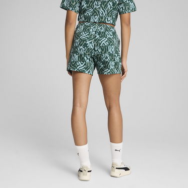 Šortky Puma ESS Graphic 5" Mid Rise Shorts Zelené | 685073_30, 1
