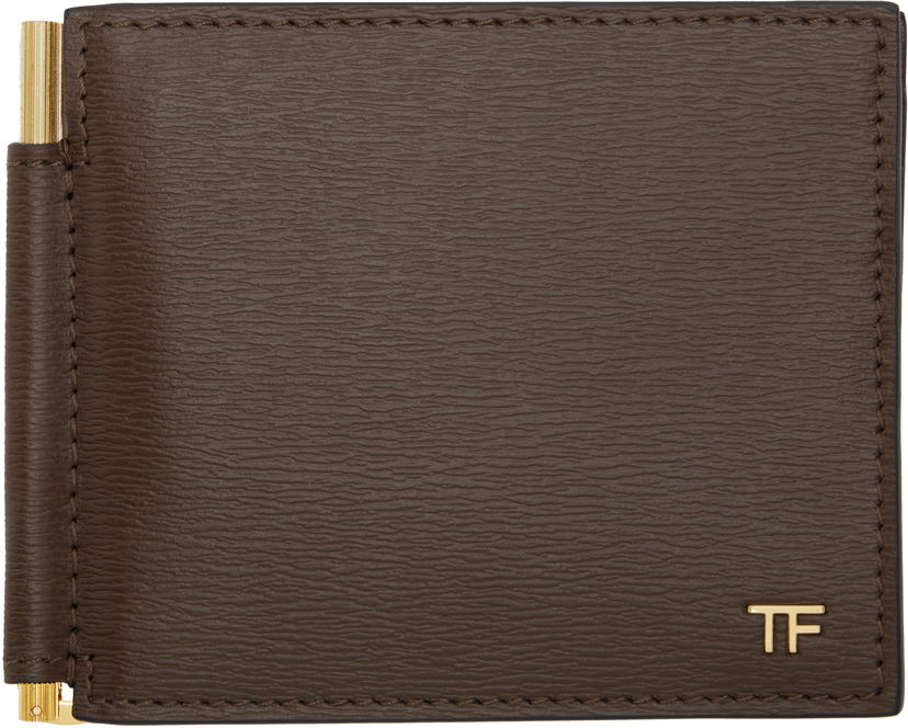 Peňaženka Tom Ford Money Clip Wallet Hnedá | YM231-LCL053G