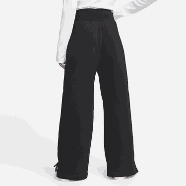 Tepláky Nike Phoenix Fleece High-Waisted Wide-Leg Sweatpants Čierna | DQ5615-010, 4