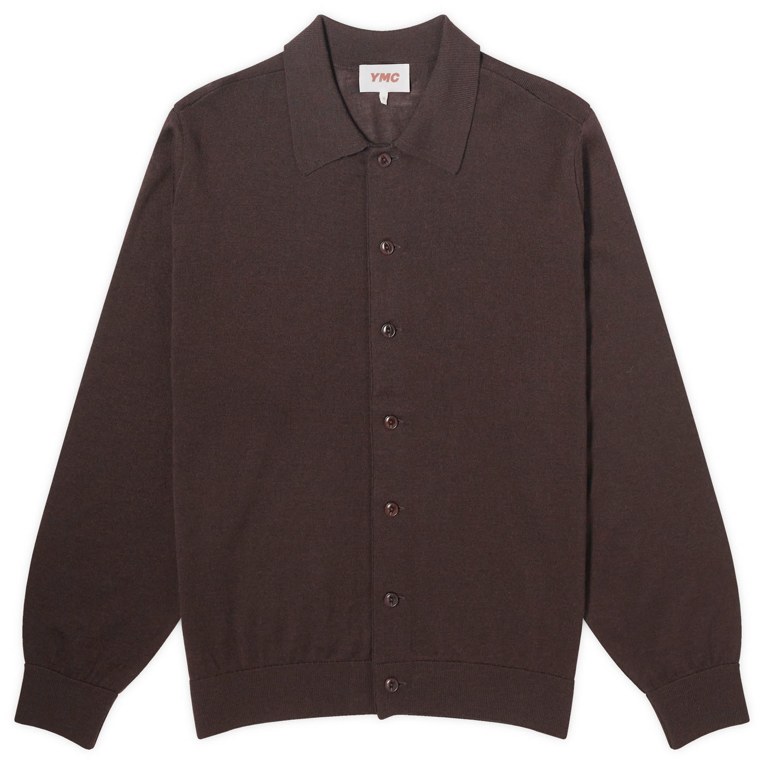 Sveter YMC Rat Pack Cardigan Hnedá | P8AZA-20, 0