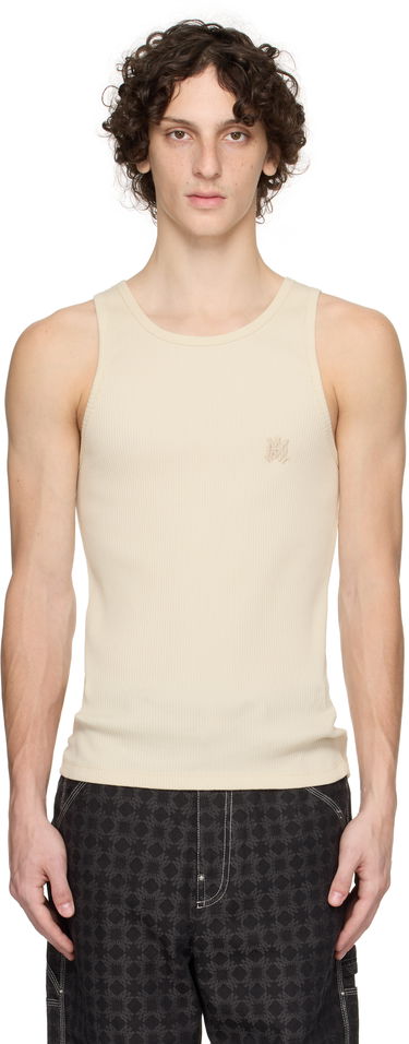 Tielko AMIRI AMIRI MA Tonal Ribbed Tank Top Béžová | AMJYTT1006, 0