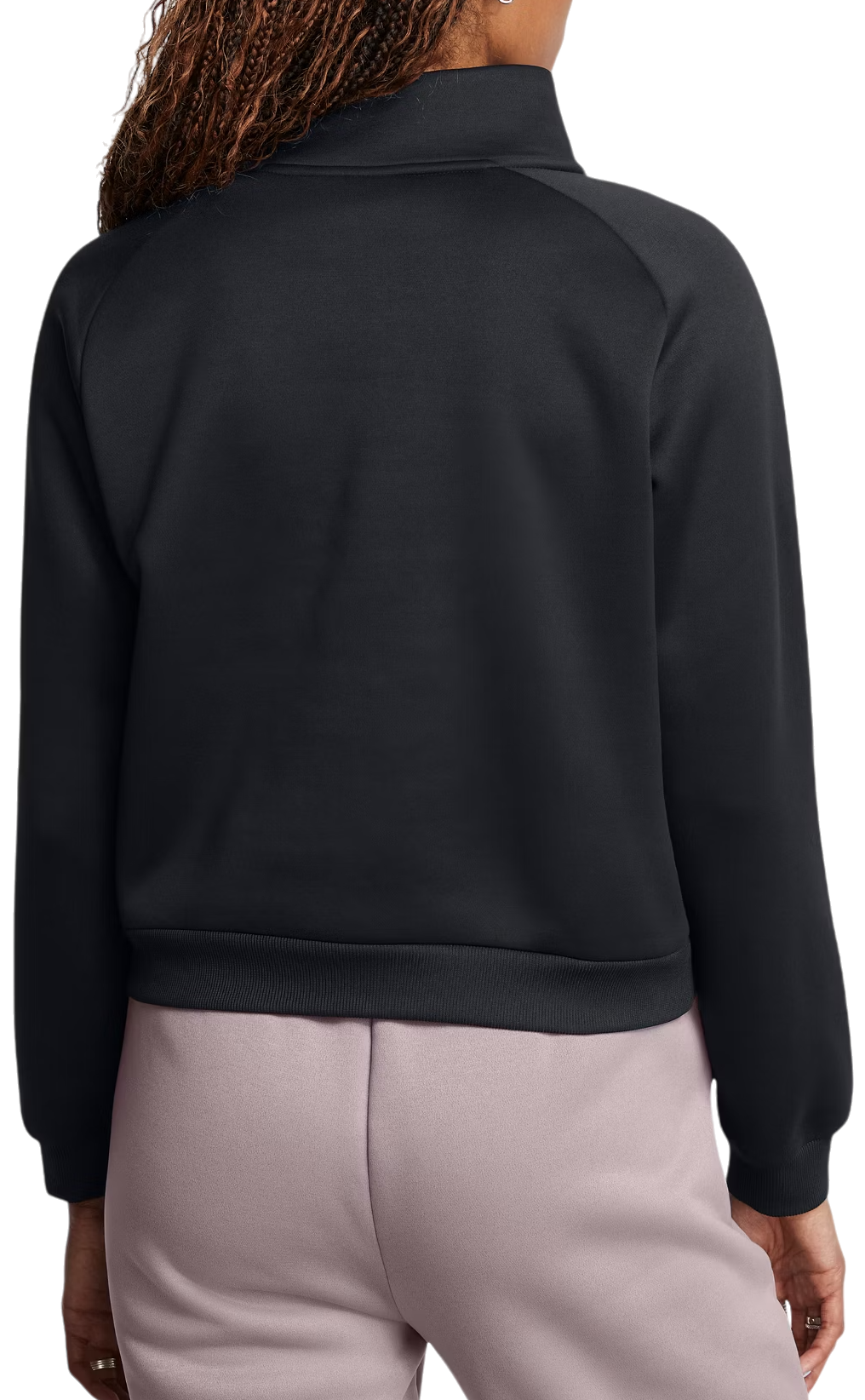 Mikina Under Armour Fleece Pro 1/2 Zip Sweatshirt Čierna | 1386505-001, 1
