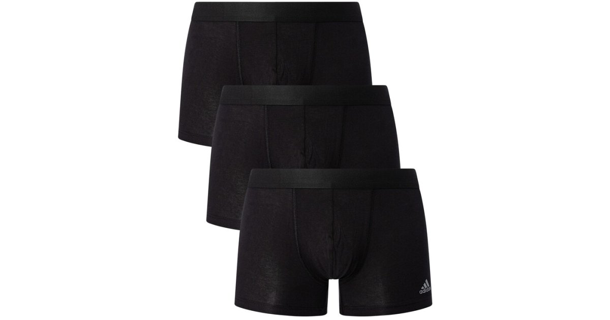 Boxerky adidas Originals Active Flex Boxers - 3 pack Čierna | 4a2m02, 1