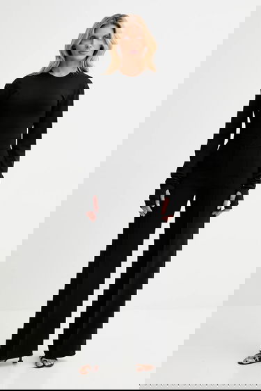 Body Maison Margiela Long-Sleeve Body with Thumbholes Čierna | S62NA0083.M20151.900, 1