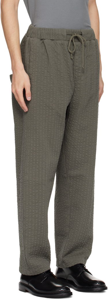 Nohavice Craig Green Craig Green Embroidered Linestitch Trousers Zelené | CGAW25CWOTRS97, 1