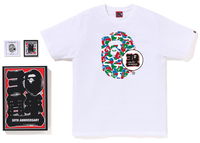 BAPE Store Qingdao Bape 30th Anniversary Ape Head Tee Set White