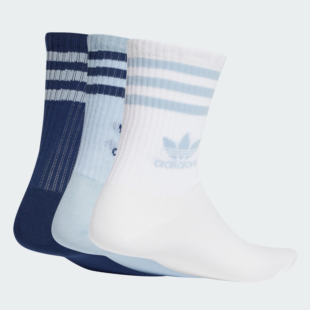 Mid Cut Crew Socks - 3 Pairs