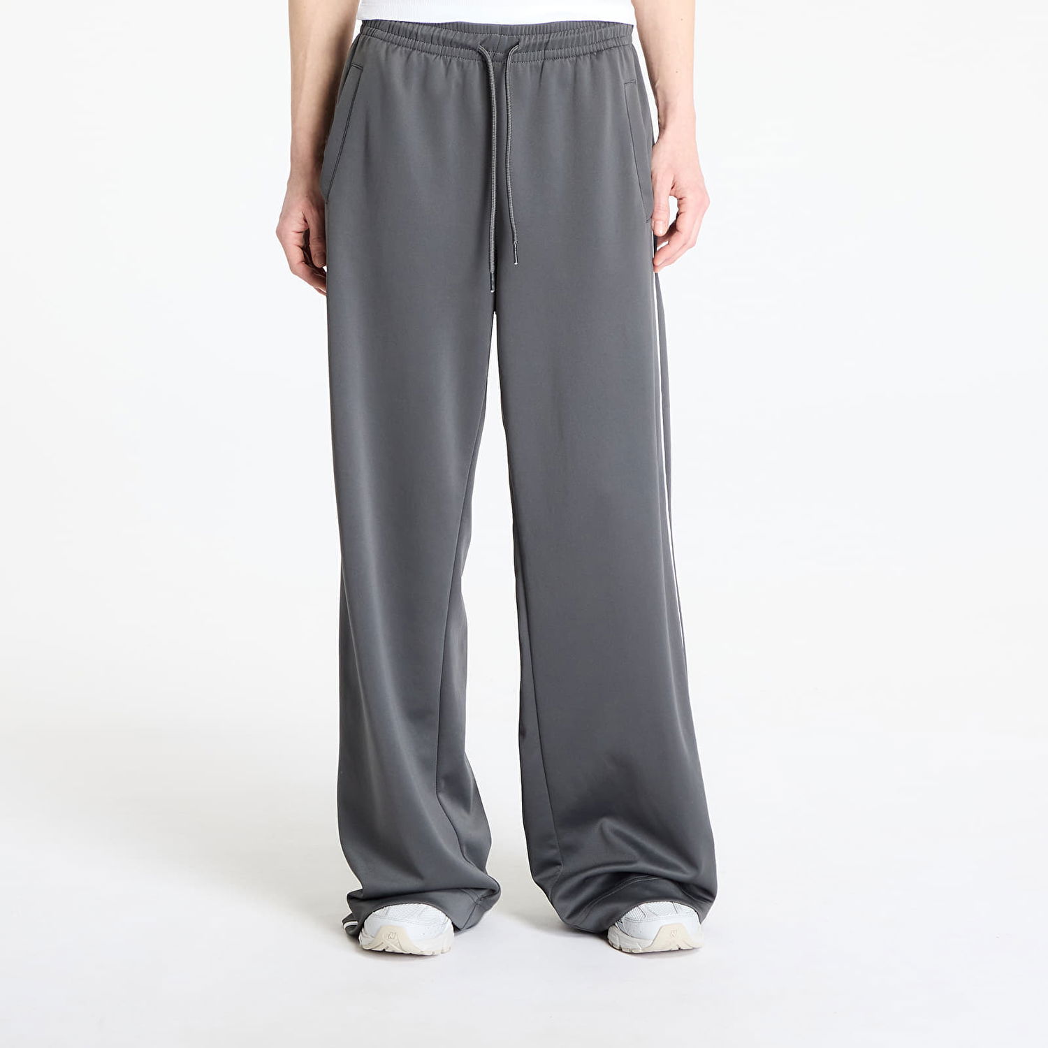 Tepláky Urban Classics Wide Leg Track Pants Šedá | TB7136-03516, 0