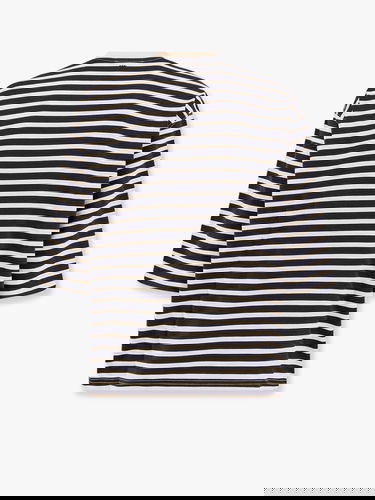 Tričko AMI Striped T-Shirt AMI Paris Navy | UTS056JE01214330, 1