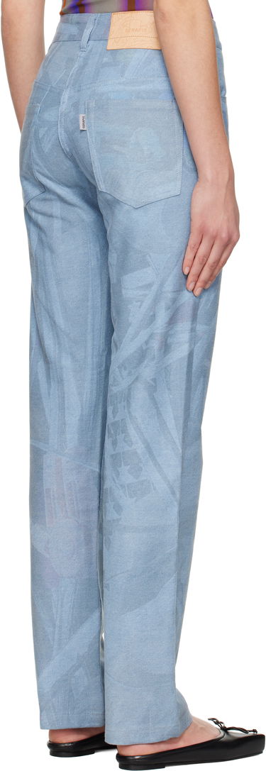 Džínsy Serapis Scrap Yard Fitted Jeans Modrá | SS25_DE_3F, 2