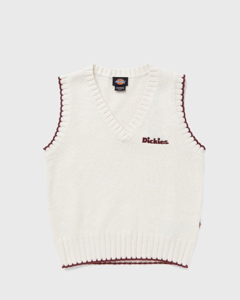 Sveter Dickies Slayden Sweater Vest Biela | DK0A87P2C481