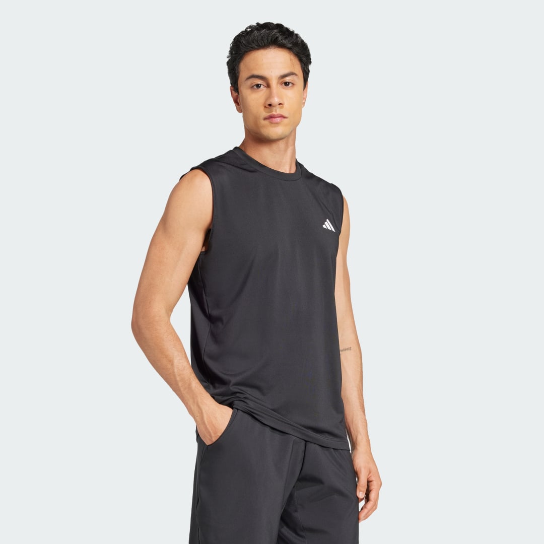 Tielko adidas Performance Men's Training Climacool Tank Top Čierna | JN7089, 1
