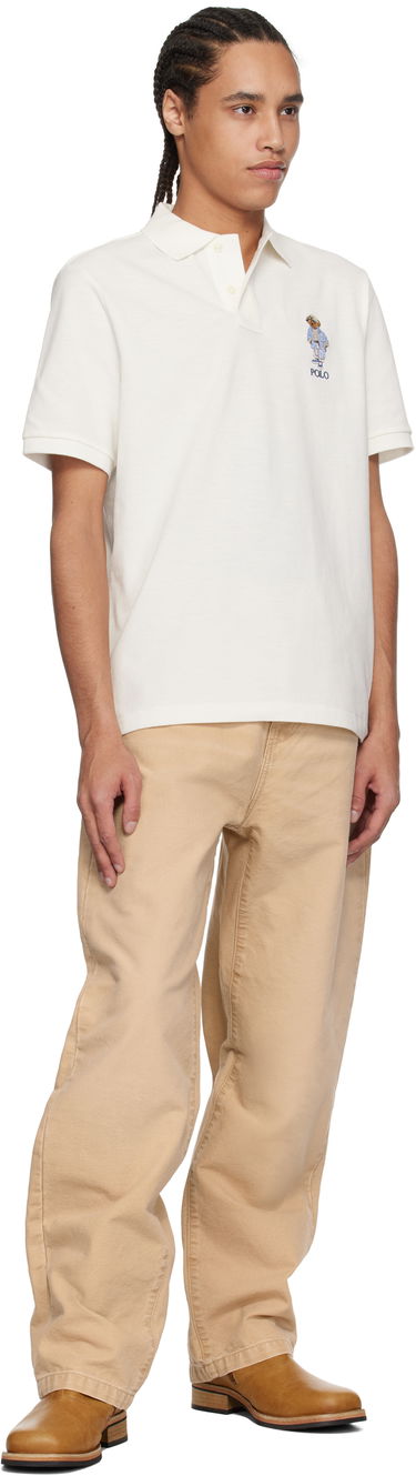 Polo tričko Polo by Ralph Lauren Ralph Lauren Artisan Short Sleeve Polo Biela | 710967444001, 3